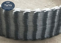 Material del alambre de acero y alambre de púas agudo galvanizado de la maquinilla de afeitar de la cuchilla estándar BTO-22 del tratamiento superficial