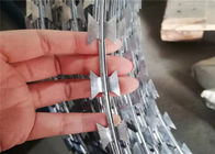 Malla del alambre de púas de la maquinilla de afeitar de la bobina que cerca el alambre de púas de la cinta de la maquinilla de afeitar para el top y la frontera de la pared