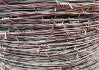 Indicador cubierto cinc Barbwire de la cerca 14 de la granja del alambre de Barb con especificaciones adaptables