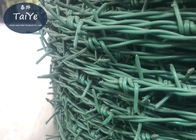 Alambre de púas cubierto PVC de la bobina de la maquinilla de afeitar del barniz del secado del alambre de púas de la seguridad del PE
