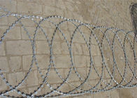 bobinas planas del alambre del abrigo de la maquinilla de afeitar de la anchura 22m m de la cuchilla de la bobina de 450m m para la barrera de la cerca