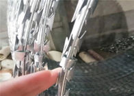 Clips galvanizados del alambre de púas de las colocaciones del alambre de la maquinilla de afeitar para la cerradura del alambre de la maquinilla de afeitar