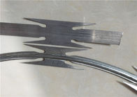 Tipo alambre de púas de púas del material del alambre del hierro y de la maquinilla de afeitar de la cruz de la hoja de afeitar de Cbt65
