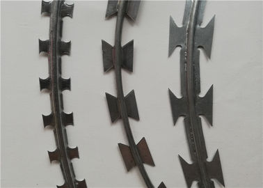 Concertina de púas de la cinta de alambre de la cerca de la cinta aguda de la maquinilla de afeitar con el cercado de la barrera del alambre de las cuchillas